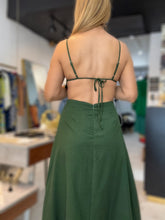 Olive Flower Dress