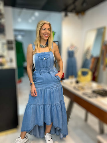 Denim Maxi Dress