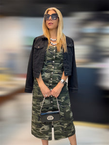 Camouflage Midi Dress