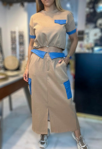 Marilyn Top & Skirt Set