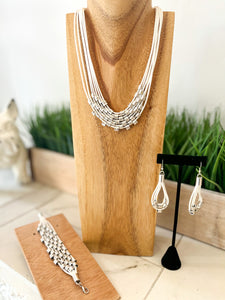 Silver & White Jewelry Collection