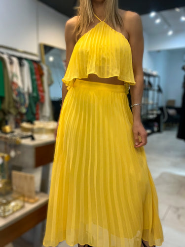 Yellow Skirt Set