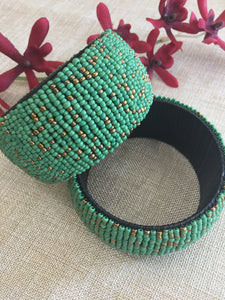 Green and Red Big Bracelet with Beads (each) Sale